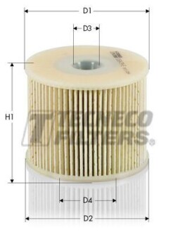 Фильтр топливный Fiat PSA Suzuki 2.0/2.2D 99- TECNECO FILTERS GS0479E