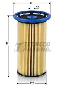 Фильтр топливный VAG Cayenne Touareg 3.0/4.2TDI 10- TECNECO FILTERS GS08007E