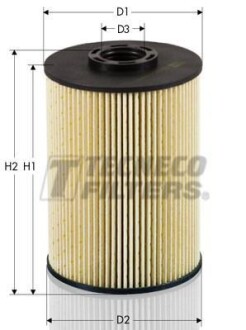 Фильтр топливный Citroen Fiat Ford Peugeot 2.0 HDI/TDCI 09- TECNECO FILTERS GS0927-E