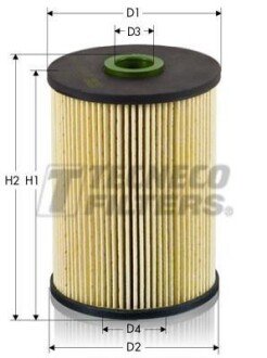 Фильтр топливный VAG 1.6-2.0 SDI/TDI 03- TECNECO FILTERS GS0936/1E