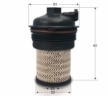 Фильтр топливный Renault Megane Espace 1.5-1.6dCi 16- TECNECO FILTERS GS2089E