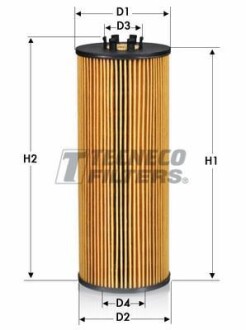 Фильтр масляный VAG A4 A6 A8 Superb Passat 2.5TDI 97- TECNECO FILTERS OL0223E