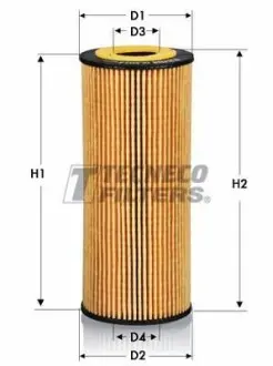 Фильтр масляный BMW 1 (E81/E87) 3 (E46/E90) 5 (E60/E61) 7 (E65/E66) 2.0d-4.4d TECNECO FILTERS OL0242-E