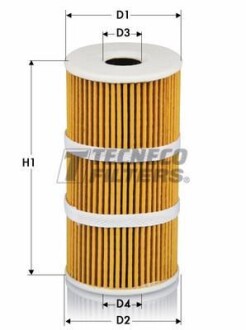 Фильтр масляный (внутренний D = 17.5 мм) Nissan Opel Renault 2.0/2.5 DCI 05- TECNECO FILTERS OL0389/1-E