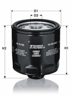 Фильтр масляный (накрутка) VAG 1.0-1.6 87-10 TECNECO FILTERS OL131