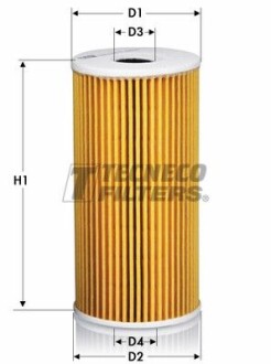 Фильтр масляный VAG 1.6-2.0 TDI/TSI 05- TECNECO FILTERS OL2069E