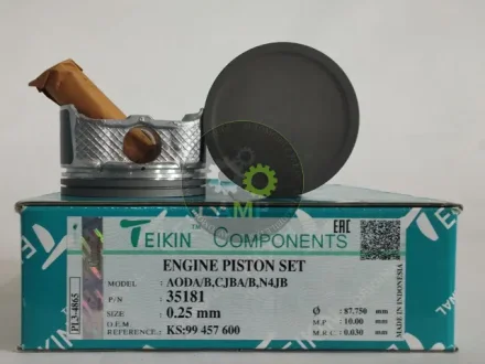Поршень с пальцем (к-кт на двигатель) AODA/B,CJBA/B,N4JB, TEIKIN 35181-025