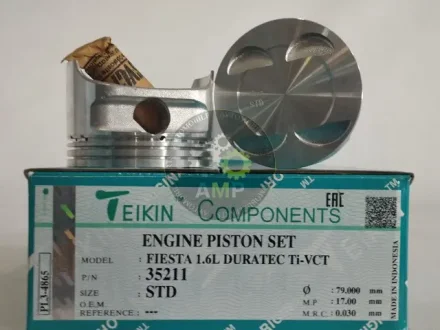 Поршень с пальцем (к-кт на двигатель) FIESTA 1.6L DURATEC Ti-VCT, TEIKIN 35211-STD