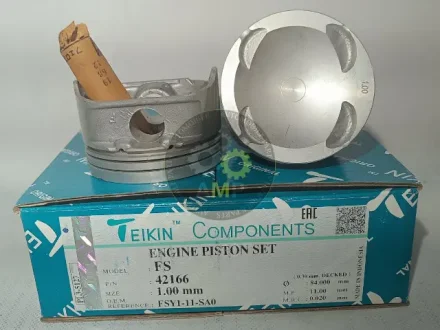 Поршень із пальцем (к-кт на двигун) FS TEIKIN 42166-100