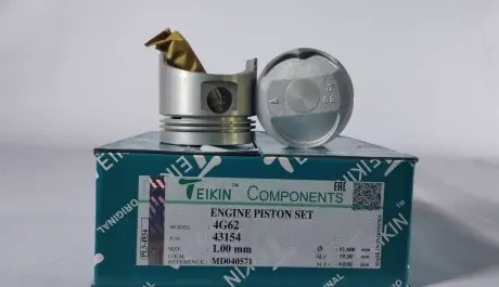 Поршень із пальцем (к-кт на двигун) Mitsubishi 1,8 (4G62), TEIKIN 43154-100
