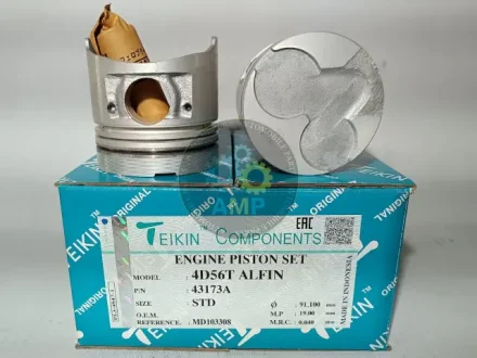 Поршень із пальцем (к-кт на двигун) 4D56T ALFIN TEIKIN 43173A-STD