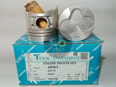 Поршень із пальцем (к-кт на двигун) 4D56T, TEIKIN 43173-STD
