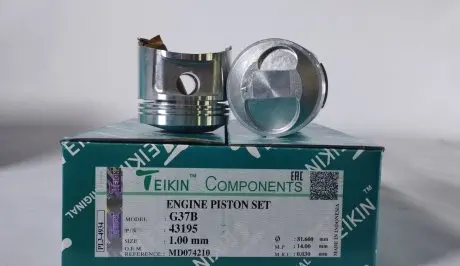 Поршень с пальцем (к-кт на двигатель) Mitsubishi 1,8L (4G37,4G37B,G37B), TEIKIN 43195-100
