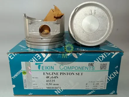 Поршень із пальцем +0.50мм (к-кт на двигун) 4G64S TEIKIN 43225-050