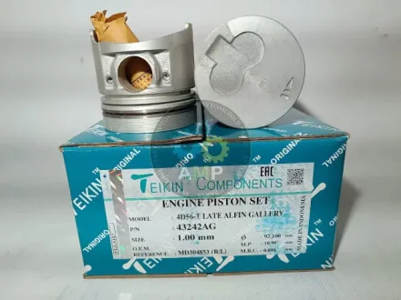 Поршень із пальцем (к-кт на двигун) 4D56-T LATE ALFIN GALLERY TEIKIN 43242AG-100