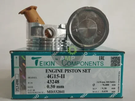Поршень с пальцем (к-кт на двигатель) 4G15-II, TEIKIN 43248-050