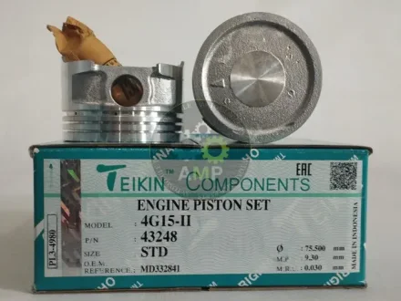 Поршень с пальцем (к-кт на двигатель) 4G15-II, TEIKIN 43248-STD