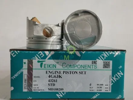 Поршень с пальцем (к-кт на двигатель) 4G63K, TEIKIN 43261-STD