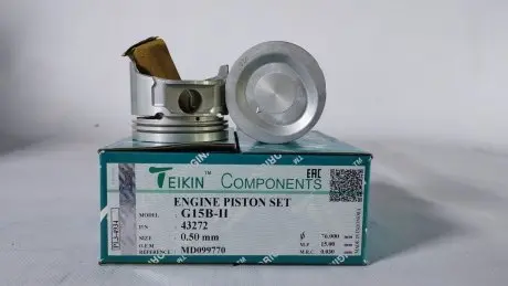 Поршень с пальцем (к-кт на двигатель) Mitsubish 1,5L (4G15B,G15B,G15B-II), TEIKIN 43272-050