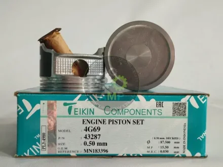 Поршень с пальцем (к-кт на двигатель) 4G69, TEIKIN 43287-050