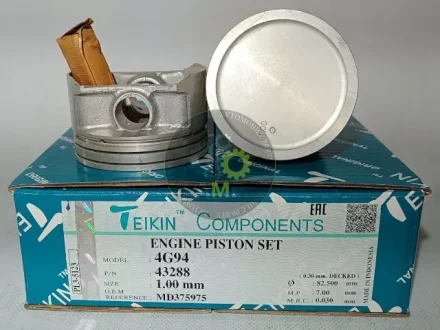 Поршень із пальцем +1.00мм (к-кт на двигун) 4G94 TEIKIN 43288-100