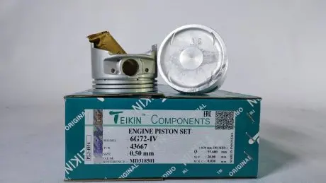 Поршень із пальцем (к-кт на двигун) Mitsubish 3,0L (6G72-IV), TEIKIN 43667-050