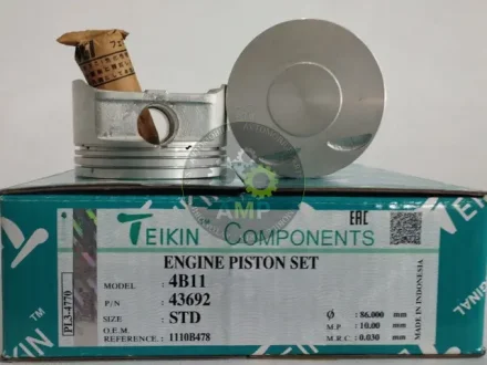Поршень с пальцем (к-кт на двигатель) 4B11, TEIKIN 43692-STD
