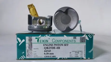 Поршень із пальцем (к-кт на двигун) Nissan 2,5L (QR25DE-III), TEIKIN 44343-050