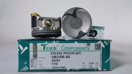 Поршень із пальцем (к-кт на двигун) Nissan 2,5L (QR25DE-III), TEIKIN 44343-STD