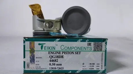 Поршень із пальцем (к-кт на двигун) Nissan 1,8L (QG18DE), TEIKIN 44682-050