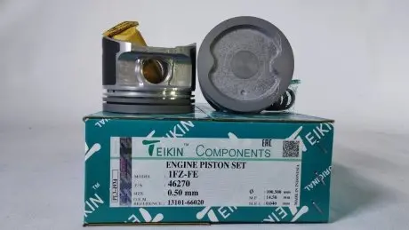Поршень із пальцем (к-кт на двигун) Toyota 4,5L R6 (1FZ-FE), TEIKIN 46270-050