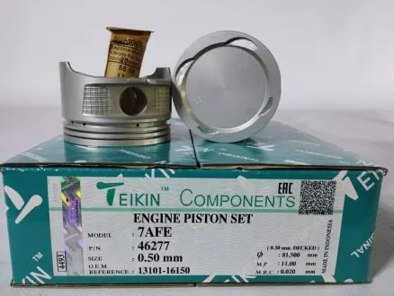 Поршень із пальцем (к-кт на двигун) 7AFE, TEIKIN 46277-050