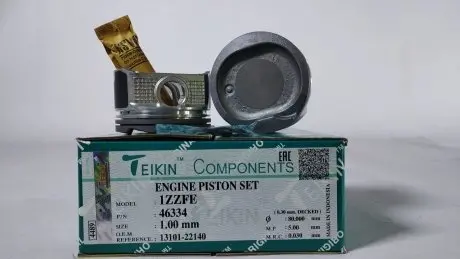 Поршень із пальцем (к-кт на двигун) 1ZZ-FE, TEIKIN 46334-100