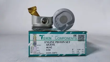 Поршень із пальцем (к-кт на двигун) Toyota 1,4L (4ZZFE), TEIKIN 46342-STD