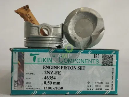 Поршень с пальцем (к-кт на двигатель) 2NZ-FE, TEIKIN 46354-050