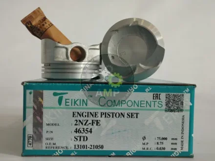 Поршень с пальцем (к-кт на двигатель) 2NZ-FE, TEIKIN 46354-STD