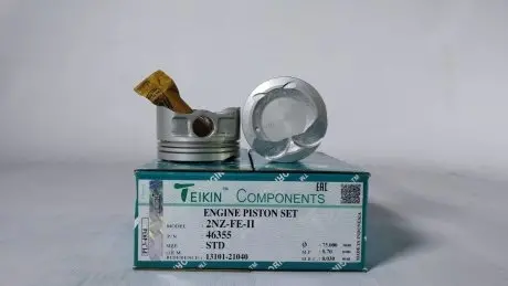 Поршень із пальцем (к-кт на двигун) Toyota 1,3L (2NZFE,2NZ-FE-II), TEIKIN 46355-STD