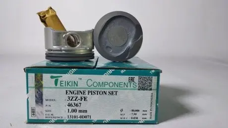 Поршень із пальцем (к-кт на двигун) 3ZZ-FE, TEIKIN 46367-100