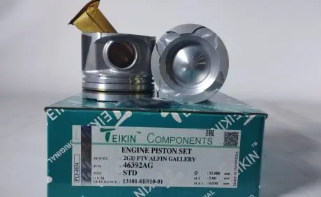 Поршень із пальцем (к-кт на двигун) Toyota 2,4D (2GD FTV), TEIKIN 46392AG-STD
