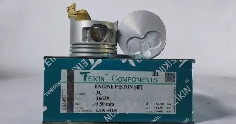 Поршень із пальцем (к-кт на двигун) Toyota 2,2D (3C,3CT), TEIKIN 46629-050