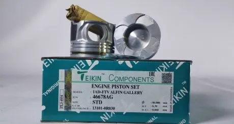 Поршень із пальцем (к-кт на двигун) Toyota 2,0D (1AD-FTV), TEIKIN 46678AG-STD