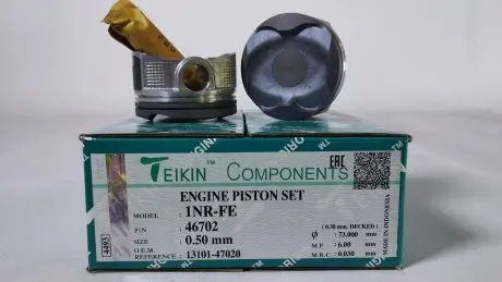 Поршень із пальцем (к-кт на двигун) 1NR-FE, TEIKIN 46702-050