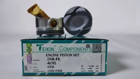 Поршень із пальцем (к-кт на двигун) 1NR-FE, TEIKIN 46702-STD