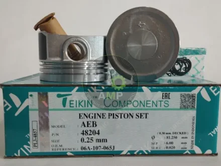 Поршень с пальцем (к-кт на двигатель) AEB, TEIKIN 48204-025