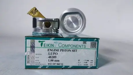 Поршень с пальцем (к-кт на двигатель) VAG LUPO POLO, TEIKIN 48209-100