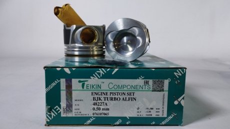 Поршень с пальцем (к-кт на двигатель) BJK TURBO ALFIN, TEIKIN 48227A-050