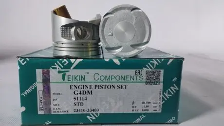 Поршень с пальцем (к-кт на двигатель) Hyundai G4DM,G4CN, TEIKIN 51114-STD