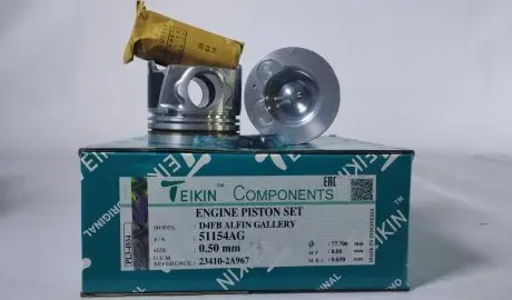 Поршень із пальцем (к-кт на двигун) Hyundai D4FB ALFIN GALLERY, TEIKIN 51154AG-050