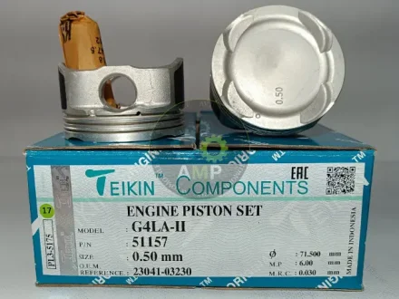 Поршень із пальцем +0.50мм (к-кт на двигун) G4LA-II TEIKIN 51157-050