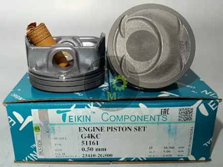 Поршень ДВС 0.5 (4шт.+пальцы) Hyundai 2.4 (G4KC/G4KC) Santa Fe (12-)/Sonata (09-) TEIKIN 51161-050